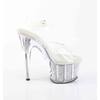 Pleaser - ADORE708PREMRSI Sandale à bride à la cheville - Transparent Product image